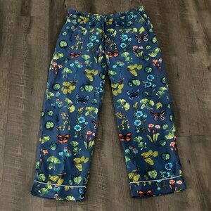 Printfresh Blue Floral & Butterfly Pajama Pants